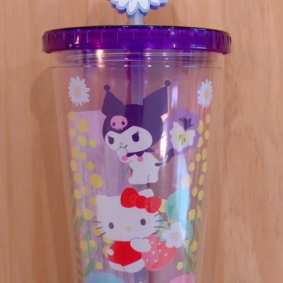 Hello Kitty And Friends Acrylic Travel Tumbler Cup Straw - Picture 6 of 10